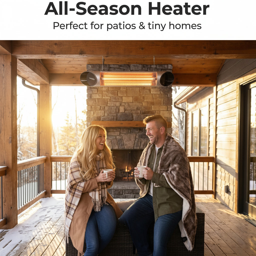 Blade Heaters 1500W (Silver)