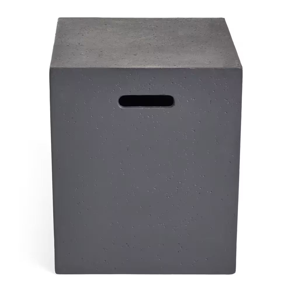 Aidan 56 In. X 15 In. Rectangular Outdoor Patio Gas Fire Pit Table with Tank Holder