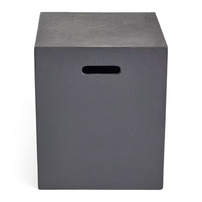 Aidan 56 In. X 15 In. Rectangular Outdoor Patio Gas Fire Pit Table with Tank Holder