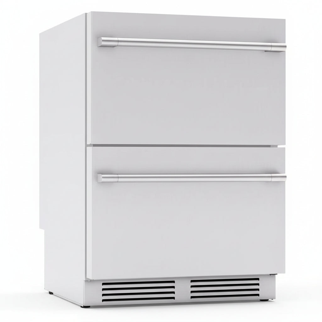 Presrv 24 In. 5.1 Cu. Ft. Dual Zone Outdoor Refrigerator Drawers