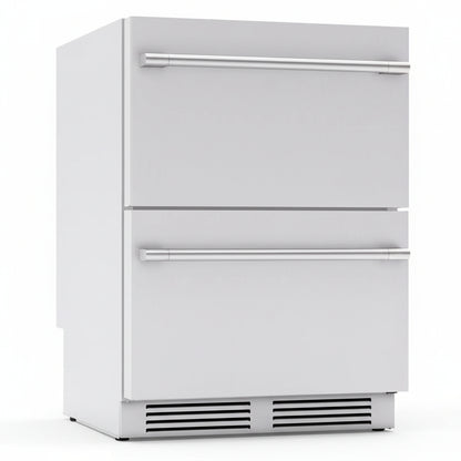 Presrv 24 In. 5.1 Cu. Ft. Dual Zone Outdoor Refrigerator Drawers
