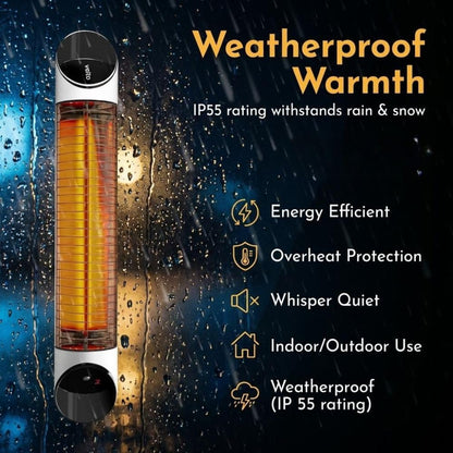 Blade Heaters 1500W (Silver)