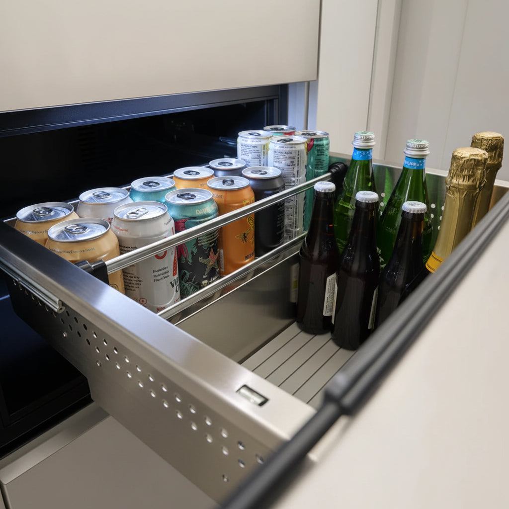 Presrv 24 In. 5.1 Cu. Ft. Dual Zone Outdoor Refrigerator Drawers
